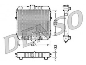 DENSO DRM20073 radiatorius, variklio aušinimas 
 Aušinimo sistema -> Radiatorius/alyvos aušintuvas -> Radiatorius/dalys
1302011, 1302011