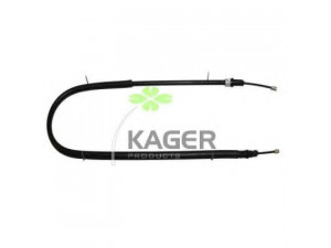 KAGER 19-1341 trosas, stovėjimo stabdys 
 Stabdžių sistema -> Valdymo svirtys/trosai
7700823690