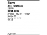 WALKER FO31133 išmetimo sistema 
 Išmetimo sistema -> Išmetimo sistema, visa