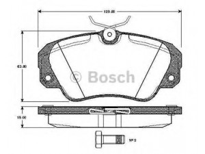 BOSCH 0 986 TB2 666 stabdžių trinkelių rinkinys, diskinis stabdys 
 Techninės priežiūros dalys -> Papildomas remontas
1605004, 1605033, 1605782, 1605932