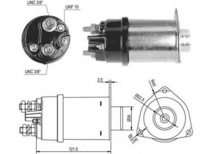 MAGNETI MARELLI 940113050508 solenoidinis jungiklis, starteris