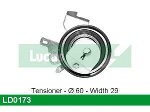 LUCAS ENGINE DRIVE LD0173 įtempiklio skriemulys, paskirstymo diržas
0829.80, 0829.98, 9635438080, 9645925180