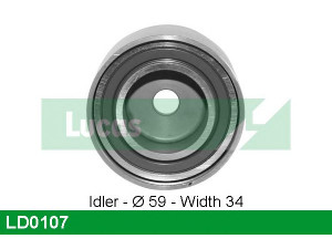 LUCAS ENGINE DRIVE LD0107 įtempiklio skriemulys, paskirstymo diržas
06C109244, 06C109244D