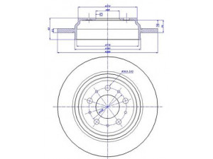 CAR 142.1260 stabdžių diskas 
 Stabdžių sistema -> Diskinis stabdys -> Stabdžių diskas
272429, 31262097