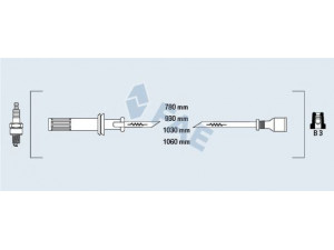 FAE 85730 uždegimo laido komplektas 
 Kibirkšties / kaitinamasis uždegimas -> Uždegimo laidai/jungtys
7733566