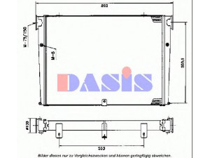 AKS DASIS 467002N tarpinis suslėgto oro aušintuvas, kompresorius