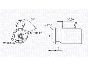 MAGNETI MARELLI 063522623010 starteris 
 Elektros įranga -> Starterio sistema -> Starteris
36100-42010, 36100-42011, HK9-88300