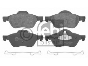 FEBI BILSTEIN 16672 stabdžių trinkelių rinkinys, diskinis stabdys 
 Techninės priežiūros dalys -> Papildomas remontas
41 06 012 37R, 77 01 209 100, 77 01 209 101