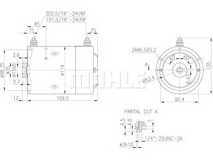 MAHLE ORIGINAL MM 25 elektrovariklis