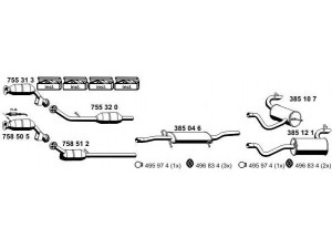 ERNST 040566 išmetimo sistema 
 Išmetimo sistema -> Išmetimo sistema, visa