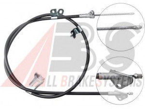 A.B.S. K19517 trosas, stovėjimo stabdys 
 Stabdžių sistema -> Valdymo svirtys/trosai
46430-52070