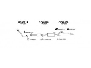 VENEPORTE 400320 išmetimo sistema 
 Išmetimo sistema -> Išmetimo sistema, visa