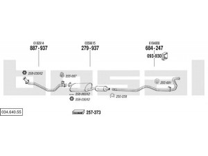 BOSAL 034.640.55 išmetimo sistema 
 Išmetimo sistema -> Išmetimo sistema, visa