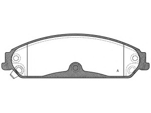 OPEN PARTS BPA1128.04 stabdžių trinkelių rinkinys, diskinis stabdys 
 Techninės priežiūros dalys -> Papildomas remontas
68147681AA