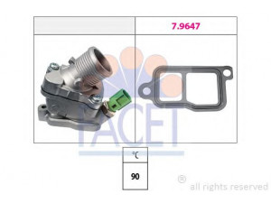 FACET 7.8606 termostatas, aušinimo skystis 
 Aušinimo sistema -> Termostatas/tarpiklis -> Thermostat
30637217, 30650022, 30777475, 31293699