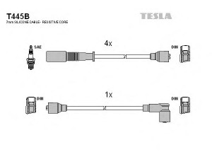 TESLA T445B uždegimo laido komplektas 
 Kibirkšties / kaitinamasis uždegimas -> Uždegimo laidai/jungtys