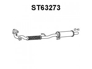 VENEPORTE ST63273 priekinis duslintuvas 
 Išmetimo sistema -> Duslintuvas
5Z0253059CM, 5Z0253059F, 6Q0253091AA