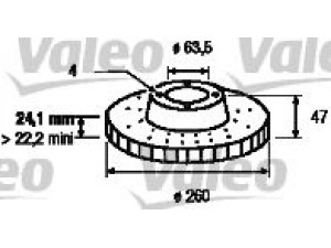 VALEO 186277 stabdžių diskas 
 Stabdžių sistema -> Diskinis stabdys -> Stabdžių diskas
4070865, 5026784