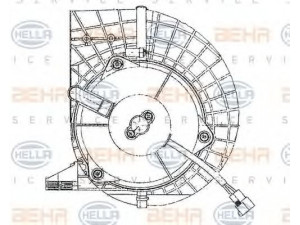 HELLA 8EW 009 159-691 vidaus pūtiklis 
 Šildymas / vėdinimas -> Orpūtė/dalys
74200-85C31