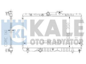 KALE OTO RADYATÖR 117200 radiatorius, variklio aušinimas 
 Aušinimo sistema -> Radiatorius/alyvos aušintuvas -> Radiatorius/dalys
16400-15480, 16400-15520, 16400-16490