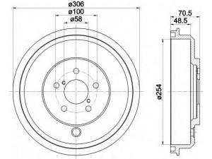 HELLA 8DT 355 301-891 stabdžių būgnas 
 Stabdžių sistema -> Būgninis stabdys -> Stabdžių būgnas
26740FG000