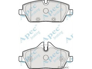 APEC braking PAD2014 stabdžių trinkelių rinkinys, diskinis stabdys
34116862309