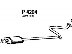 FENNO P4204 vidurinis duslintuvas 
 Išmetimo sistema -> Duslintuvas
20300-73J00, 20300-73J01, 20300-77J00