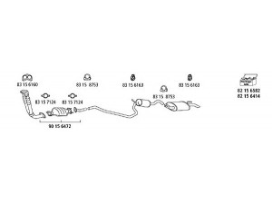 HJS Fo_58 išmetimo sistema 
 Išmetimo sistema -> Išmetimo sistema, visa