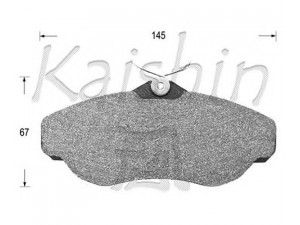 KAISHIN D10101 stabdžių trinkelių rinkinys, diskinis stabdys 
 Techninės priežiūros dalys -> Papildomas remontas
GBP1095AF, SFP100460, SFP100480