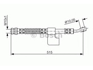 BOSCH 1 987 476 897 stabdžių žarnelė 
 Stabdžių sistema -> Stabdžių žarnelės
58732 29010, 58732 29020