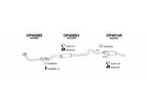 VENEPORTE 400121 išmetimo sistema 
 Išmetimo sistema -> Išmetimo sistema, visa