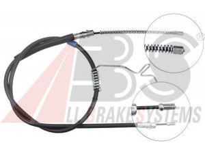 A.B.S. K17007 trosas, stovėjimo stabdys 
 Stabdžių sistema -> Valdymo svirtys/trosai
4331045