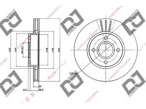 DJ PARTS BD2071 stabdžių diskas 
 Stabdžių sistema -> Diskinis stabdys -> Stabdžių diskas
4070864, 5026785, 6676462, 93BX1125CB