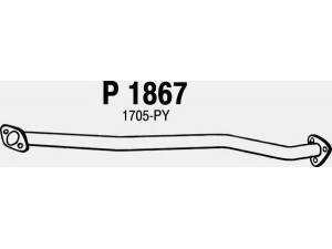 FENNO P1867 išleidimo kolektorius 
 Išmetimo sistema -> Išmetimo vamzdžiai
BM70528, 1331210080, 1705-PY, 1331210080