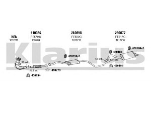 KLARIUS 361246E išmetimo sistema 
 Išmetimo sistema -> Išmetimo sistema, visa