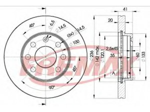 FREMAX BD-1440 stabdžių diskas 
 Stabdžių sistema -> Diskinis stabdys -> Stabdžių diskas
569031, 569054, 90008006, 90121445