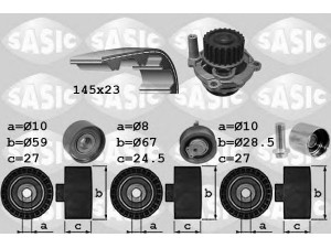 SASIC 3906068 vandens siurblio ir paskirstymo diržo komplektas 
 Aušinimo sistema -> Vandens siurblys/tarpiklis -> Vandens siurblys
06B121011MX+06F198119, 06B121011MX+06F198119