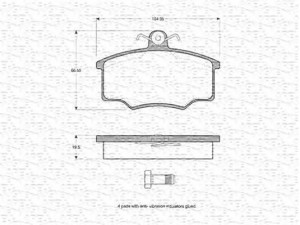 MAGNETI MARELLI 363702160947 stabdžių trinkelių rinkinys, diskinis stabdys 
 Techninės priežiūros dalys -> Papildomas remontas
321698151A, 811698151A, 853698151B