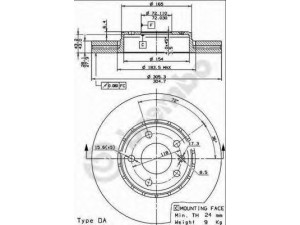 BREMBO 09.8937.10 stabdžių diskas 
 Stabdžių sistema -> Diskinis stabdys -> Stabdžių diskas
4020600QAE, 4020600QAF, 4020600QAG