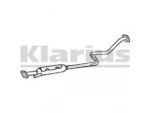 KLARIUS 250458 vidurinis duslintuvas 
 Išmetimo sistema -> Duslintuvas
1425066E20, 1426065E20, 1426066E20