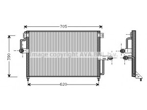 AVA QUALITY COOLING OLA5227 kondensatorius, oro kondicionierius