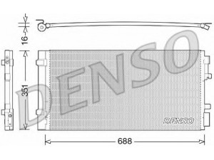DENSO DCN23034 kondensatorius, oro kondicionierius 
 Oro kondicionavimas -> Kondensatorius
921000294R, 921009956R
