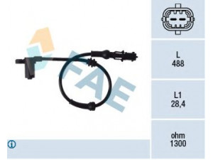 FAE 78077 jutiklis, rato greitis 
 Elektros įranga -> Jutikliai
9115064, 09115064, 9115064
