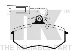 NK 224717 stabdžių trinkelių rinkinys, diskinis stabdys 
 Techninės priežiūros dalys -> Papildomas remontas
357698151A