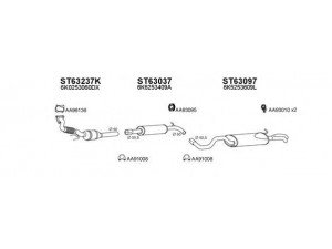 VENEPORTE 630200 išmetimo sistema