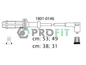 PROFIT 1801-0146 uždegimo laido komplektas 
 Kibirkšties / kaitinamasis uždegimas -> Uždegimo laidai/jungtys
5967L5, 5967L9, 5967N6, 5967P1