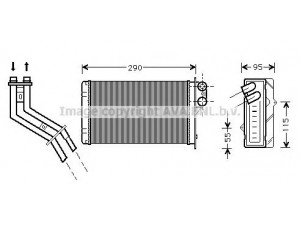 AVA QUALITY COOLING RT6227 šilumokaitis, salono šildymas 
 Šildymas / vėdinimas -> Šilumokaitis
7701204992, 7701204993, 7701205450