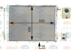 HELLA 8FC 351 303-061 kondensatorius, oro kondicionierius 
 Oro kondicionavimas -> Kondensatorius
976063E600, 976063E601