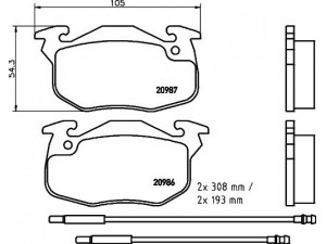 HELLA PAGID 8DB 355 019-141 stabdžių trinkelių rinkinys, diskinis stabdys 
 Techninės priežiūros dalys -> Papildomas remontas
425091, 425092, 425102, 425120