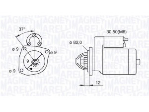 MAGNETI MARELLI 063521092680 starteris 
 Elektros įranga -> Starterio sistema -> Starteris
51832953, 55195029